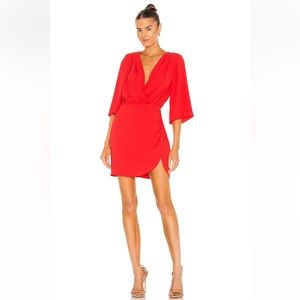 Amanda Uprichard Crimson Red dress. Size S.